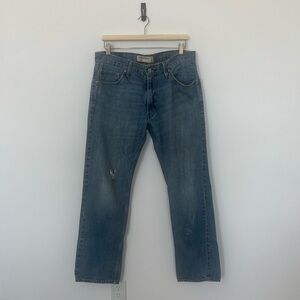 Men's 34x32 Vintage Distressed Levi’s Red Tab 505 Straight-Leg Jeans